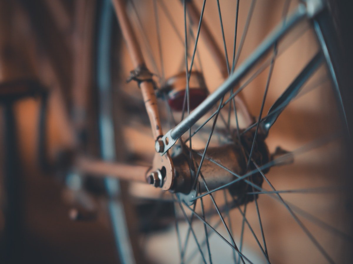 Image depicting a bike wheel.